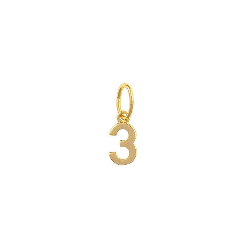 Uncommon James: Number 3 Charm - Gold