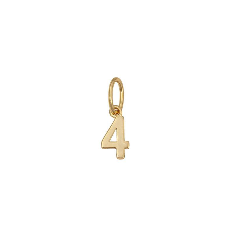 Uncommon James: Number 4 Charm - Gold