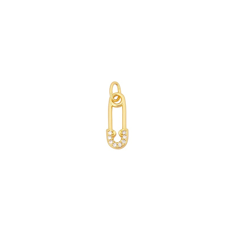 Uncommon James: Safety Pin Charm - Gold