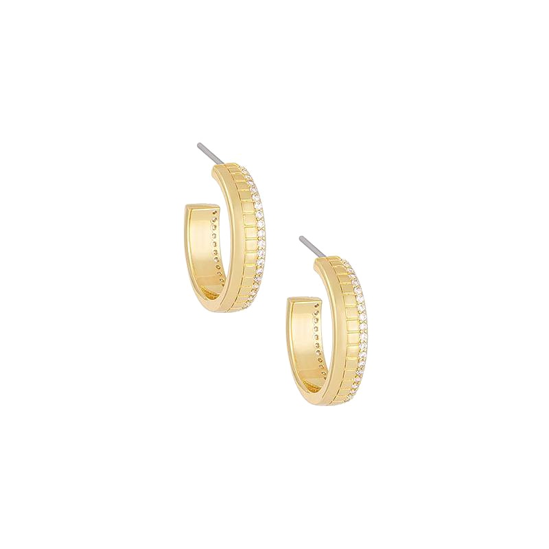 Uncommon James: All In One Hoops Earrings - Gold