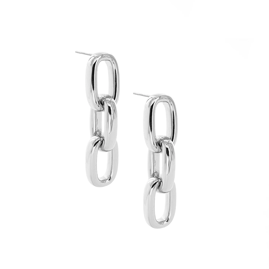 Uncommon James: Chains Earrings - Silver