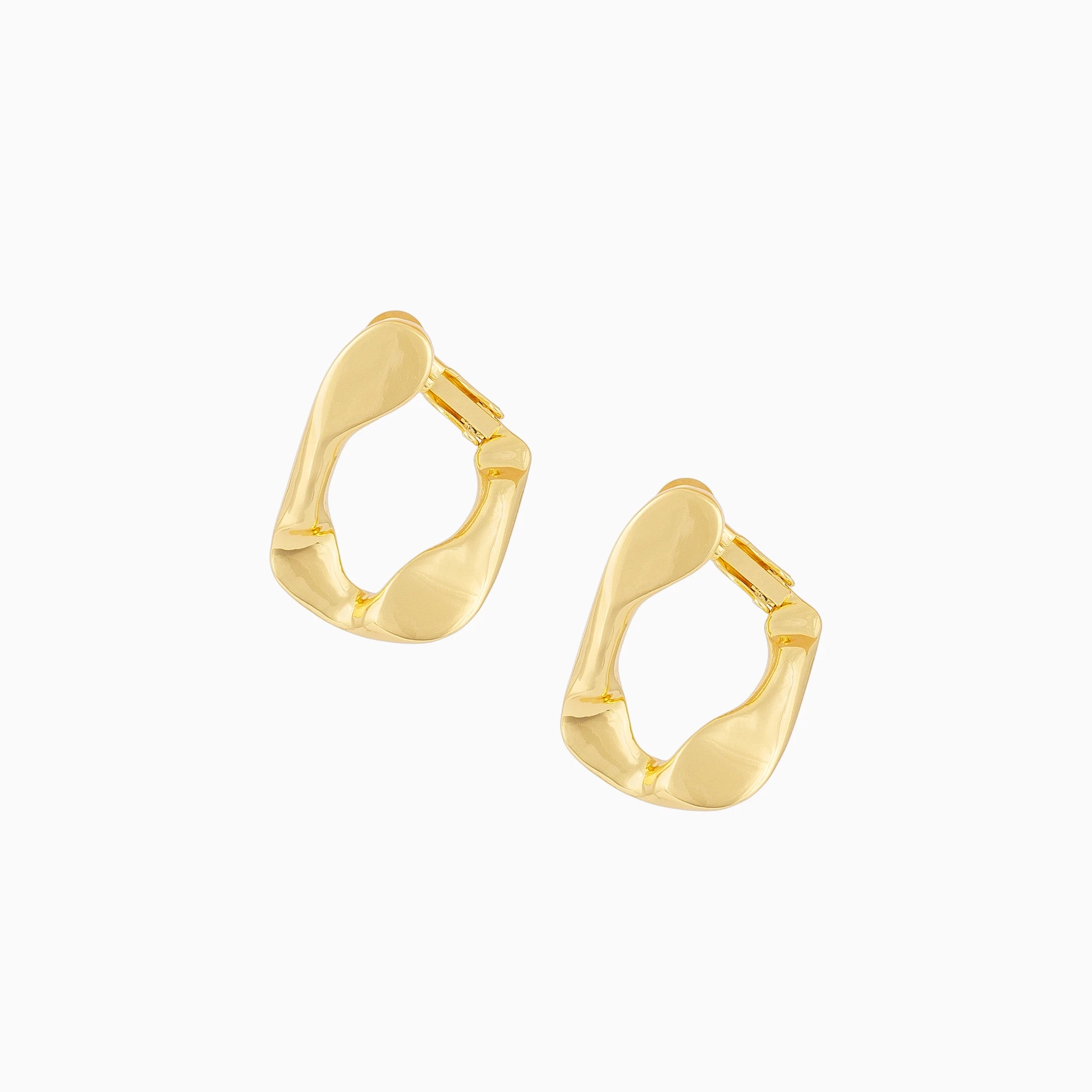 Uncommon James: Da Vinci Hoops Earrings - Gold