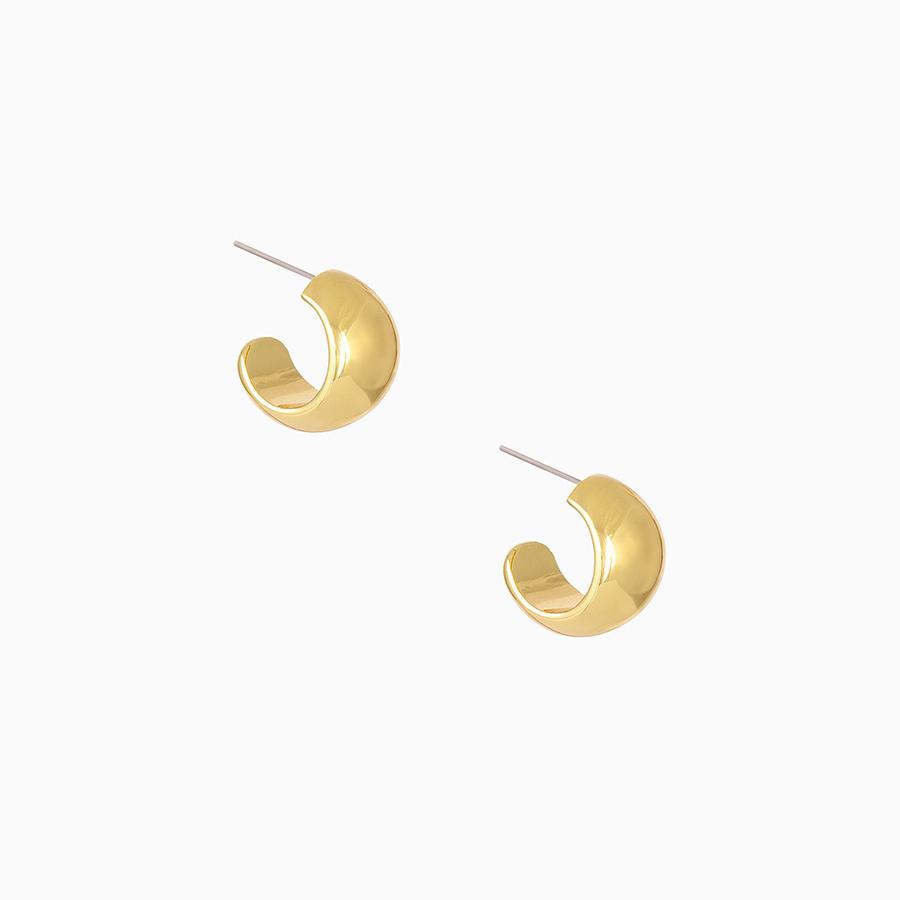 Uncommon James: Dreamer Huggies Earrings - Gold