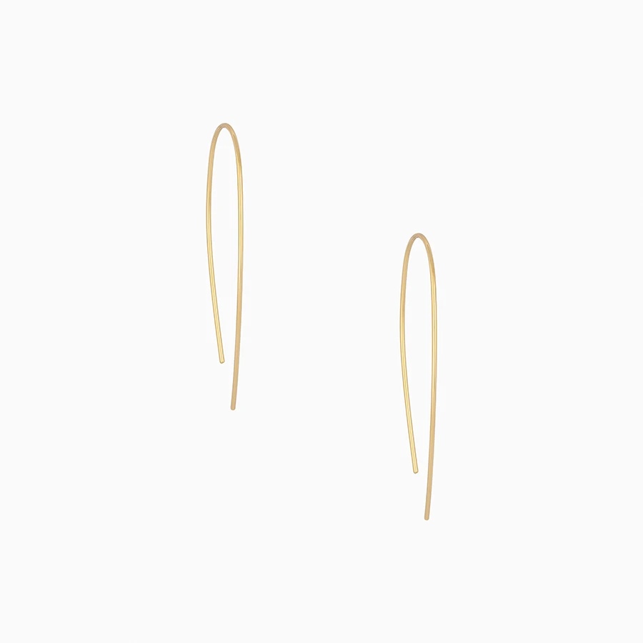 Uncommon James: Hole In One Earrings - Gold