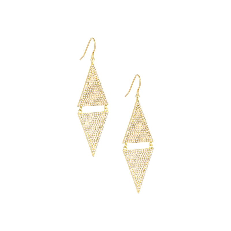 Uncommon James: Knockout Earrings - Gold