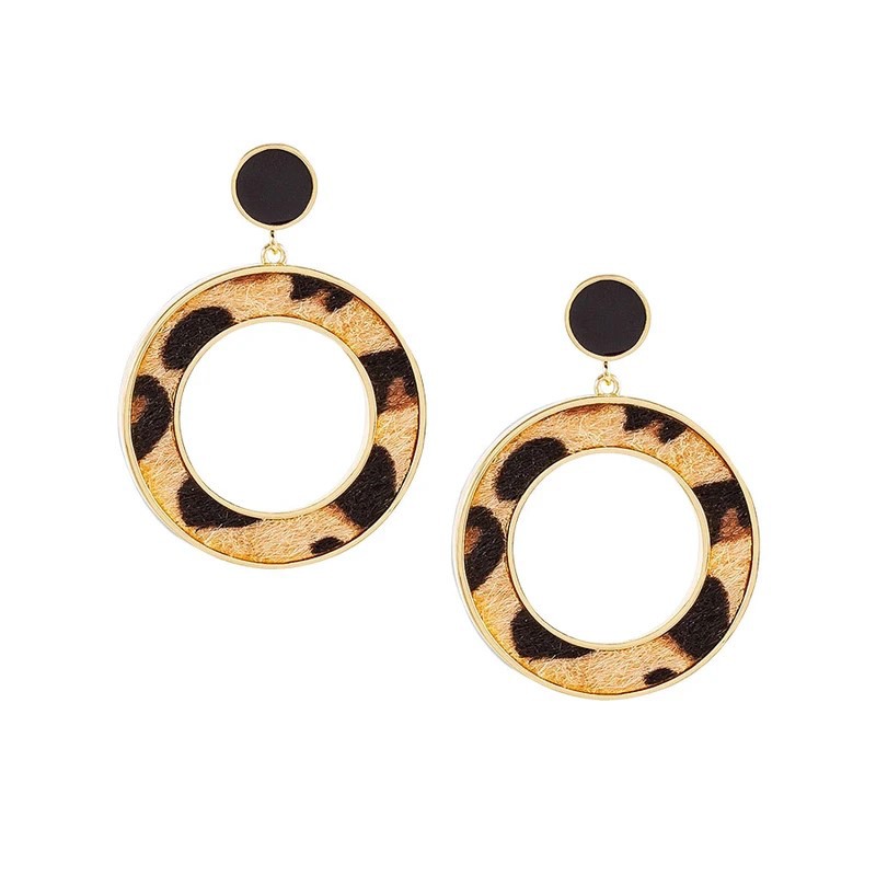 Uncommon James: Leopard Earrings - Gold