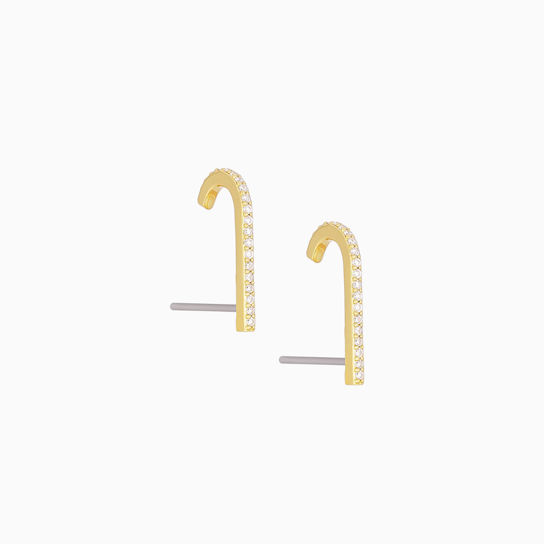 Uncommon James: Open Bar Earrings - Gold