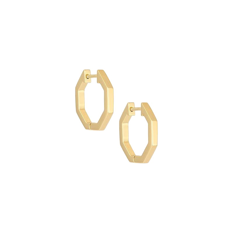 Uncommon James: Side by Side Huggies Earrings - Gold