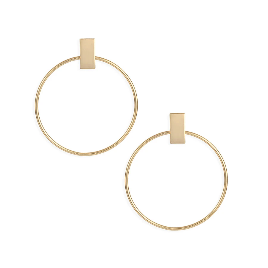 Uncommon James: Washington Square Earrings - Gold