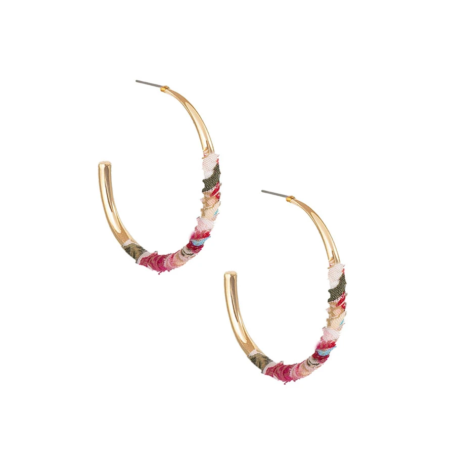 Uncommon James: Womanizer Earrings - Gold/Pink