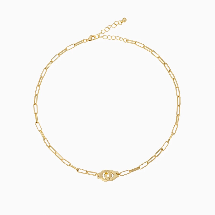 Uncommon James: Cuffed Necklace - Gold