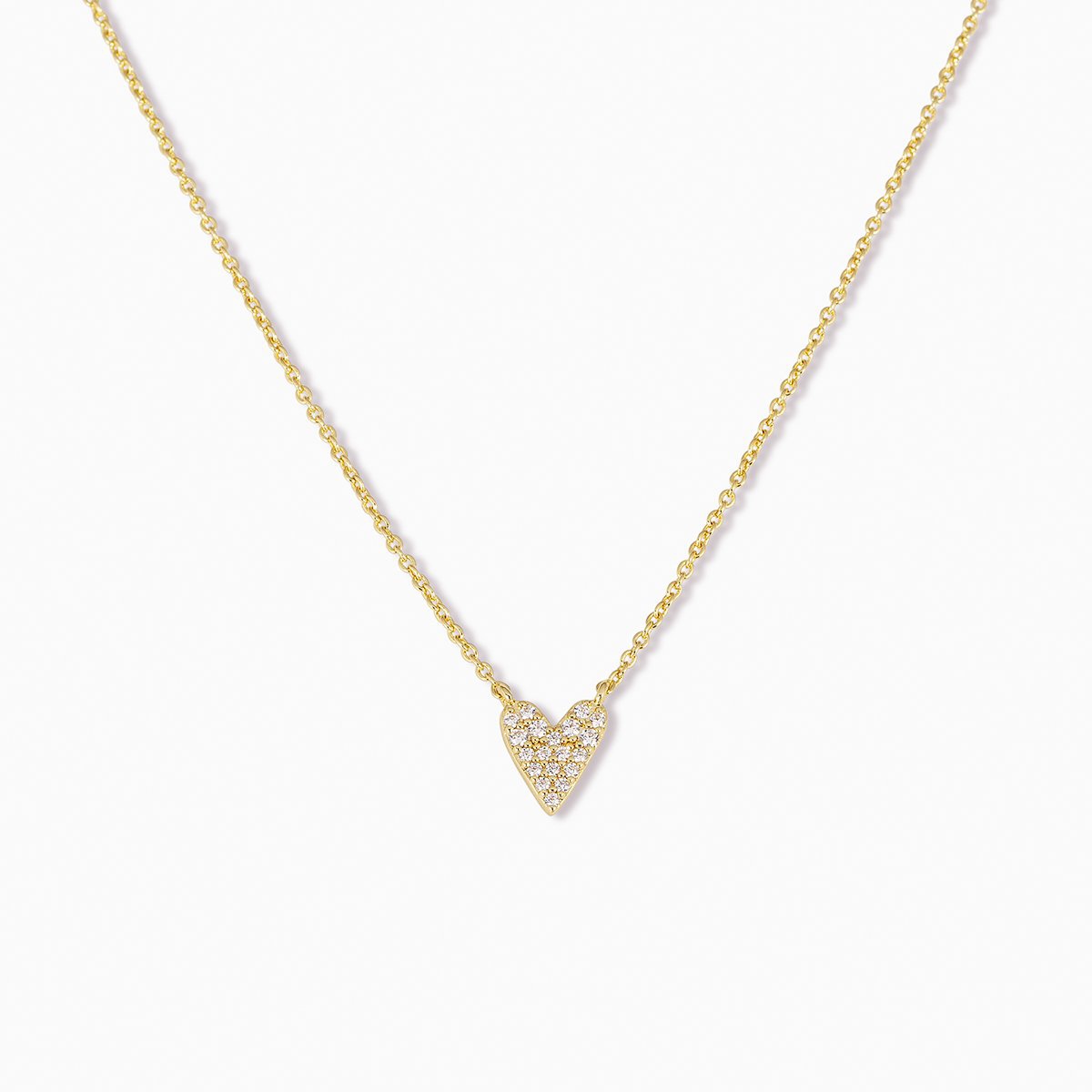 Uncommon James: Full Heart Necklace - Gold