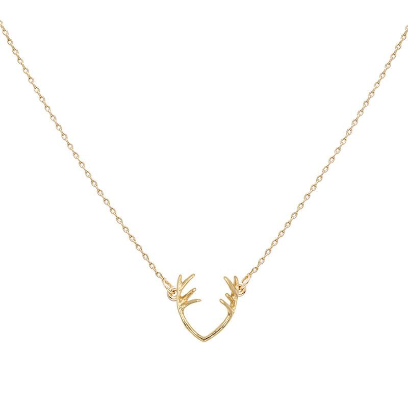 Uncommon James: Oh, Deer Necklace - Gold