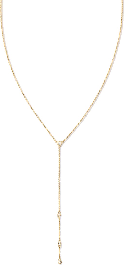 Uncommon James: Soft Touch Lariat Necklace - Gold