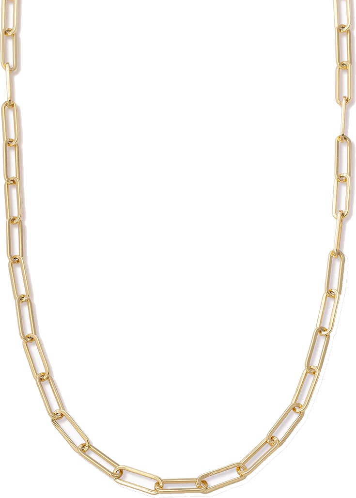 Uncommon James: Thin Linked Up Necklace - Gold