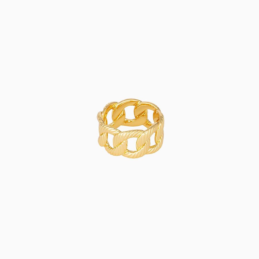 Uncommon James: Chunky Chain Ring - Gold