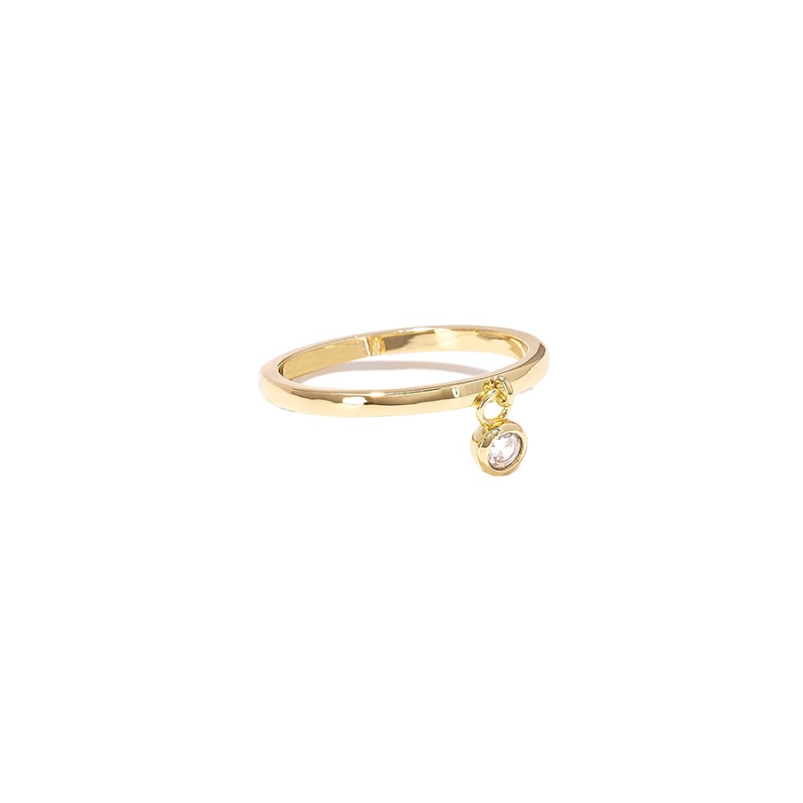 Uncommon James: Crystal Ball Ring - Gold
