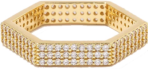 Uncommon James: Stud Ring - Gold
